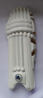 Asher Player Edition White Golden Batting Leg Gaurd - Image 6