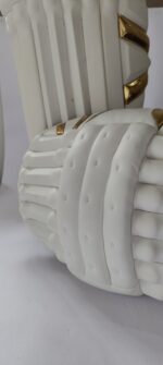 Asher Player Edition White Golden Batting Leg Gaurd - Image 5